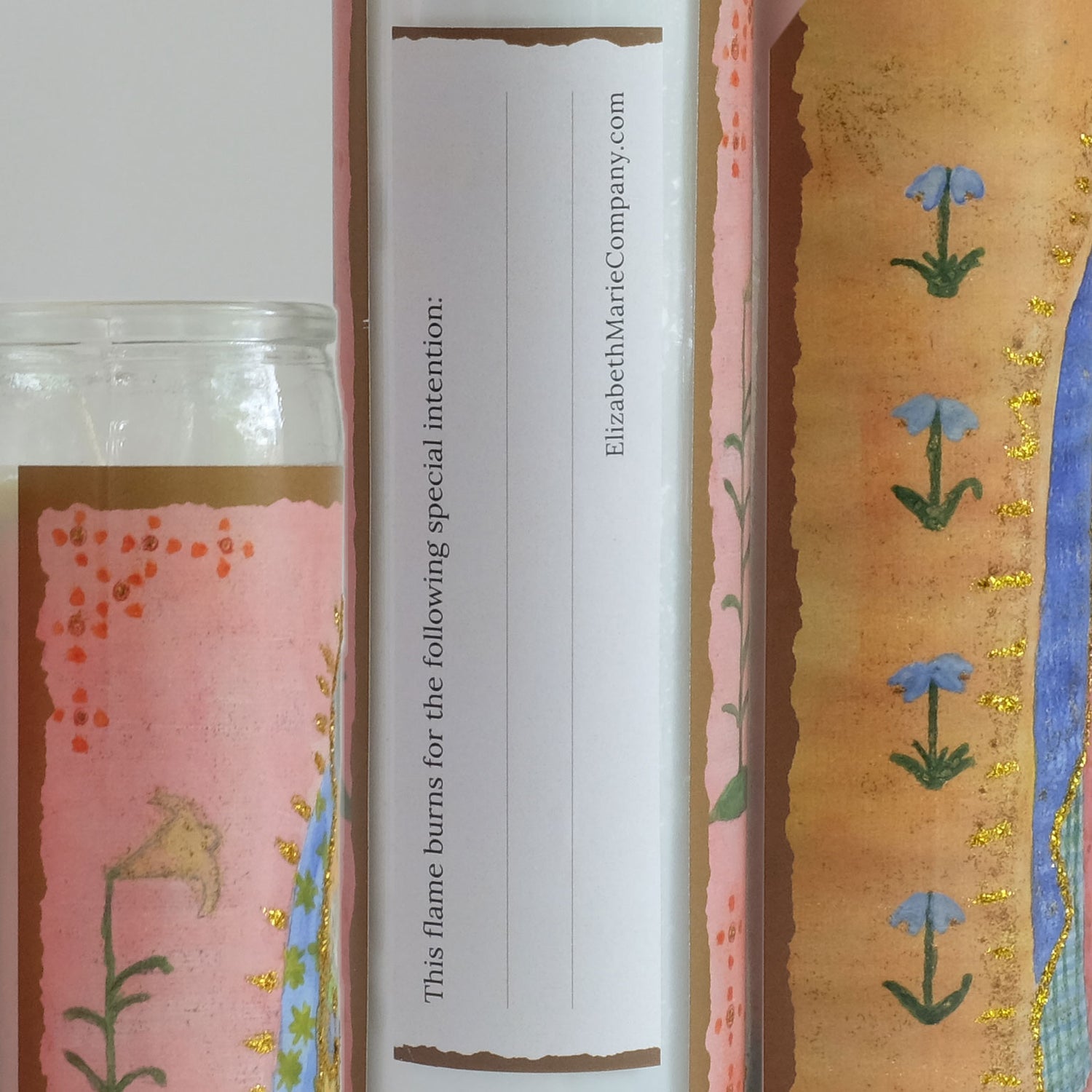 Back of Candle Reads: